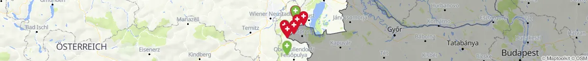 Kartenansicht für Apotheken-Notdienste in der Nähe von Zagersdorf (Eisenstadt-Umgebung, Burgenland)